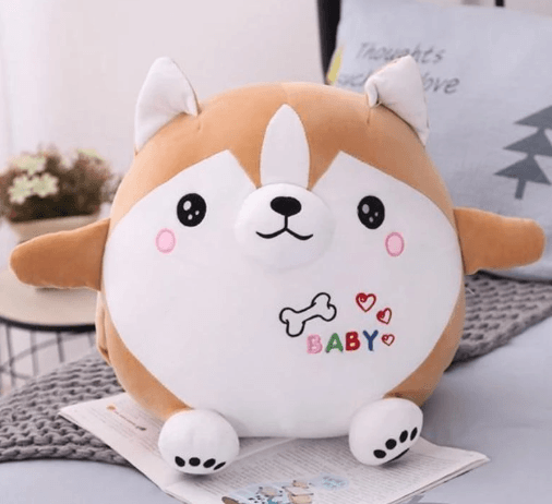 Adorable Baby Shiba Inu Plush Toy - Soft Stuffed Animal Dog for Kids & Collectors - Perfect for Cuddling, Gifts, and Home Decor