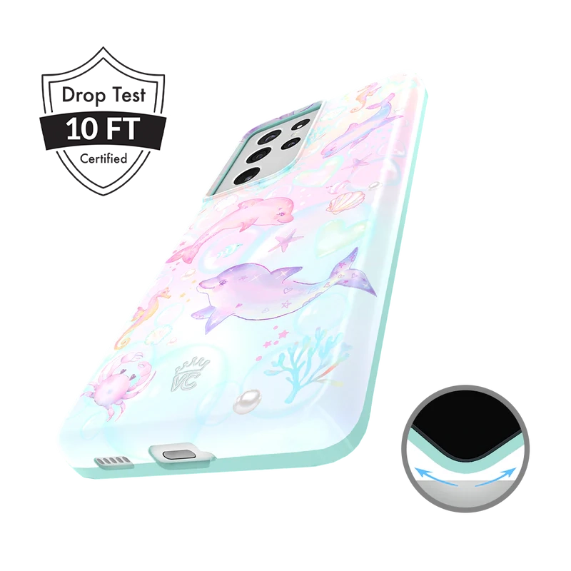 Aqua Angels Samsung Phone Case - Durable Protective Cover for Samsung Galaxy Series | Perfect for Everyday Use, Travel & Outdoor Activities