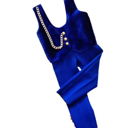 Royal Blue Velvet Baby Boy Suit - Toddler Birthday & Baptism Outfit, Christmas Party Costume for Special Occasions