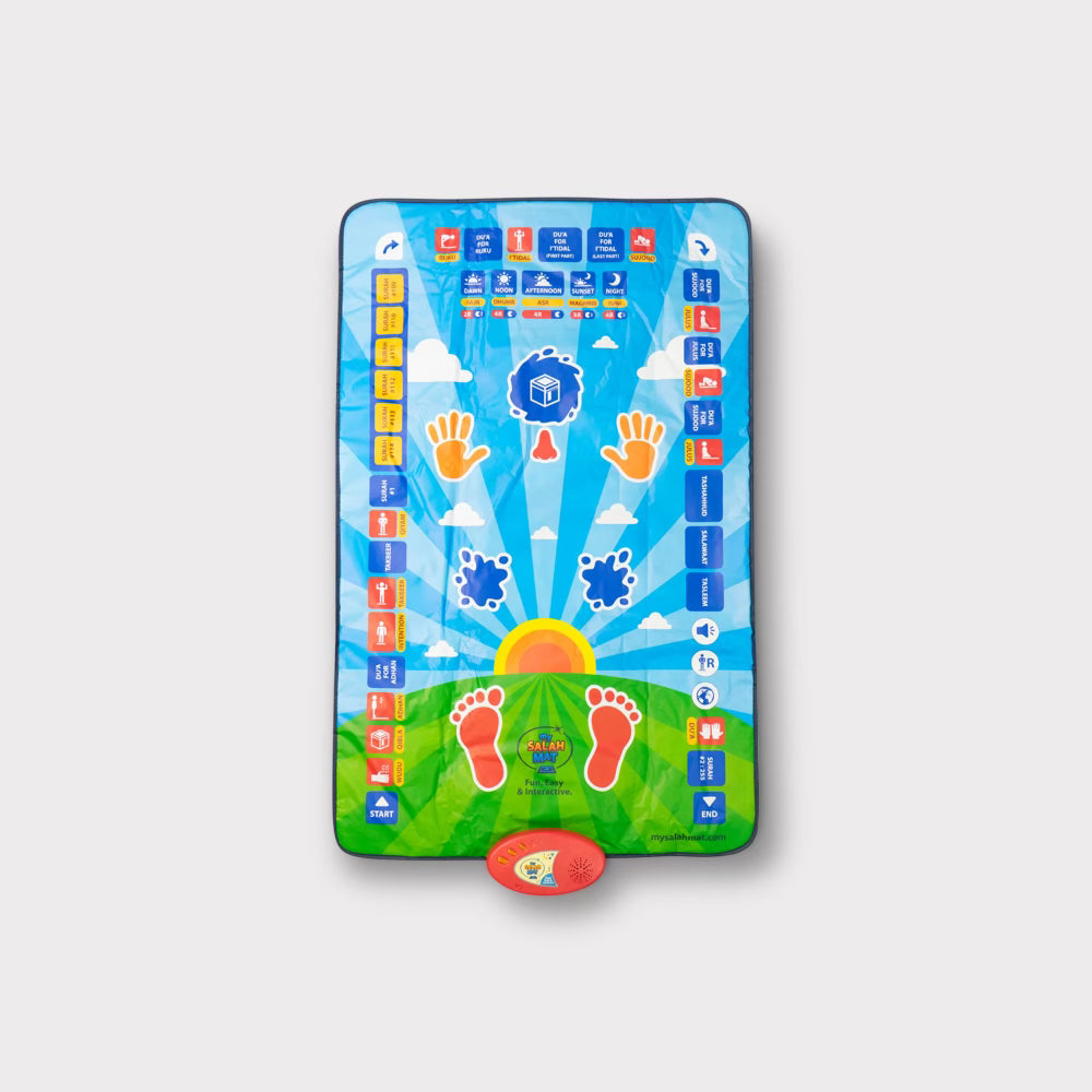 My Salah Mat - Interactive Educational Prayer Mat for Kids | Learn Islamic Prayers with Fun | Perfect for Home, Mosque & School Use