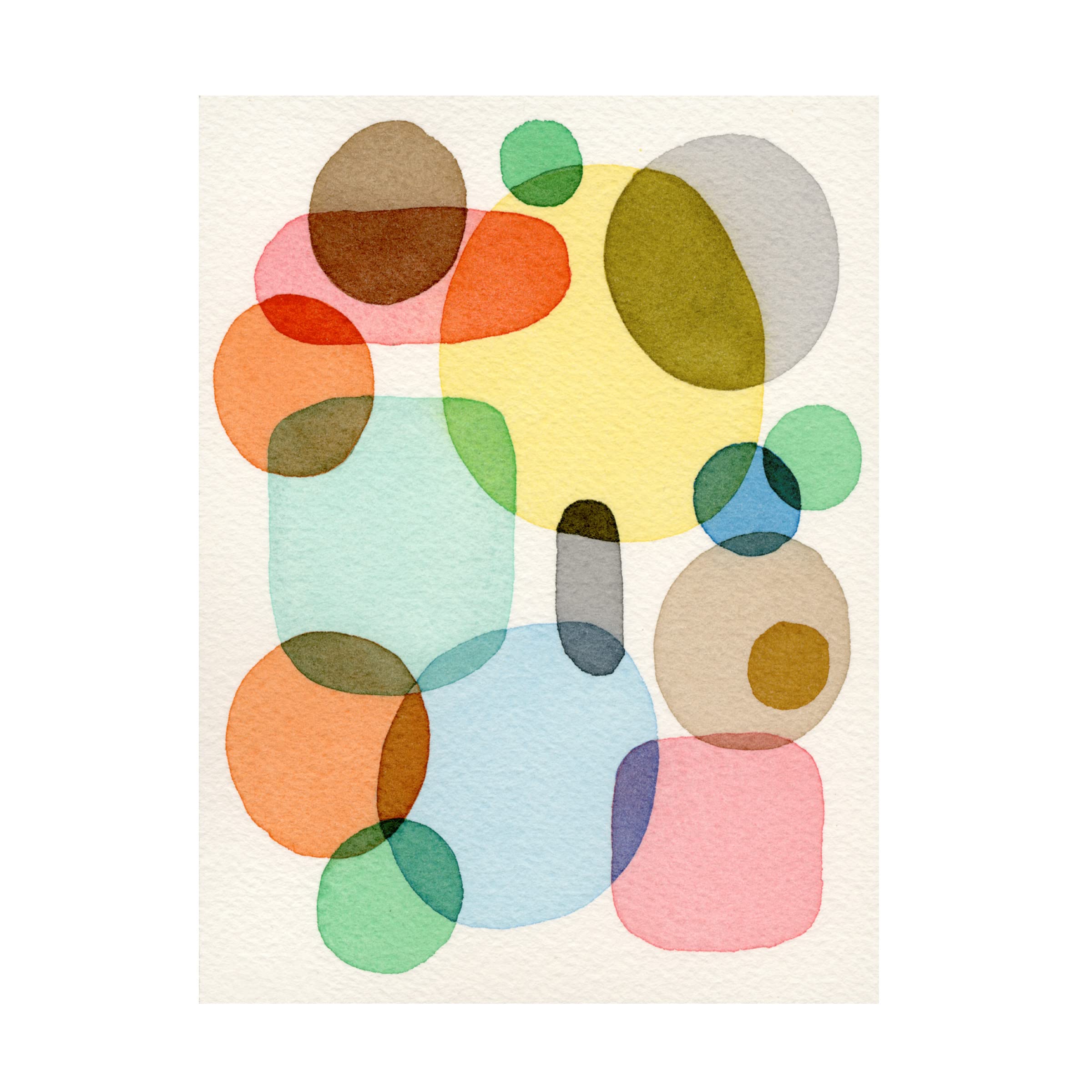 Trademark Fine Art 'Inked Orbs VI' Abstract Canvas Wall Art by Nikki Galapon - Modern Home Decor for Living Room, Bedroom & Office