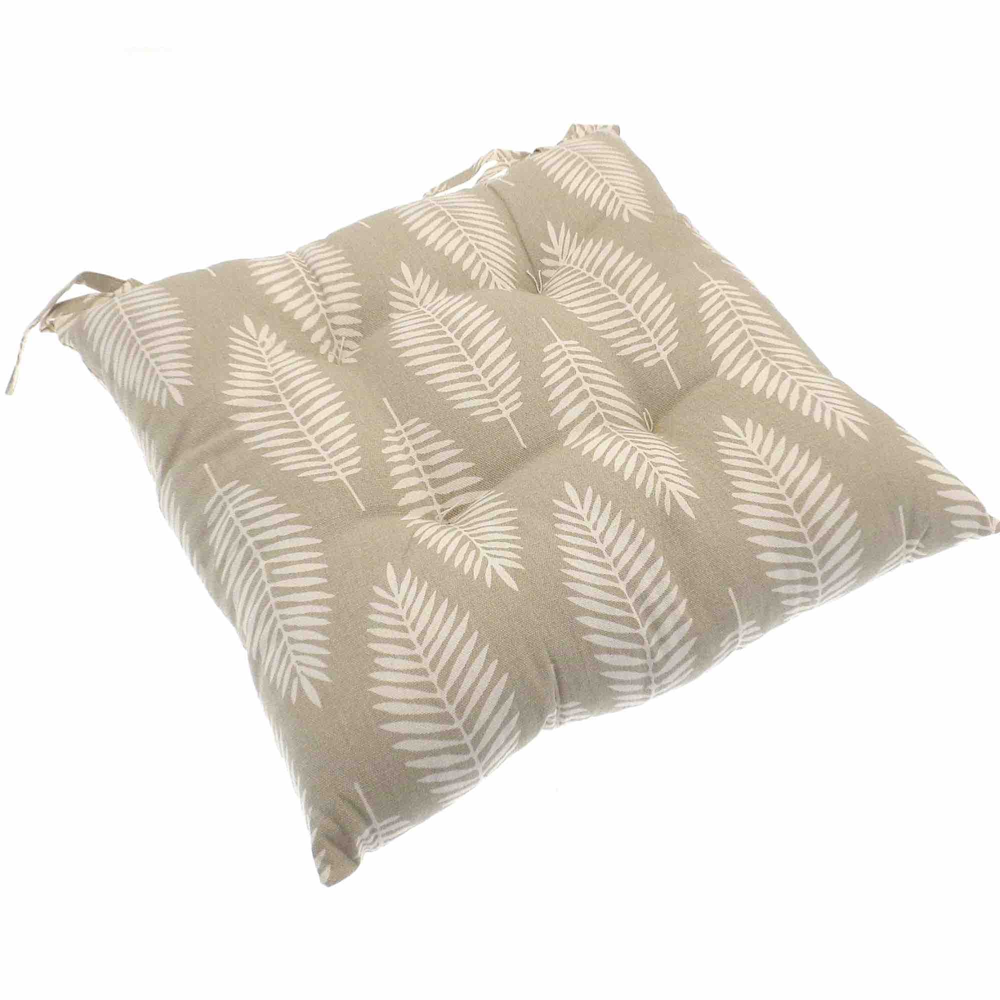 Natural Leaves Seat Pad - Comfortable & Breathable Cushion for Outdoor Chairs, Patio Furniture, and Camping - Eco-Friendly Home & Garden Decor