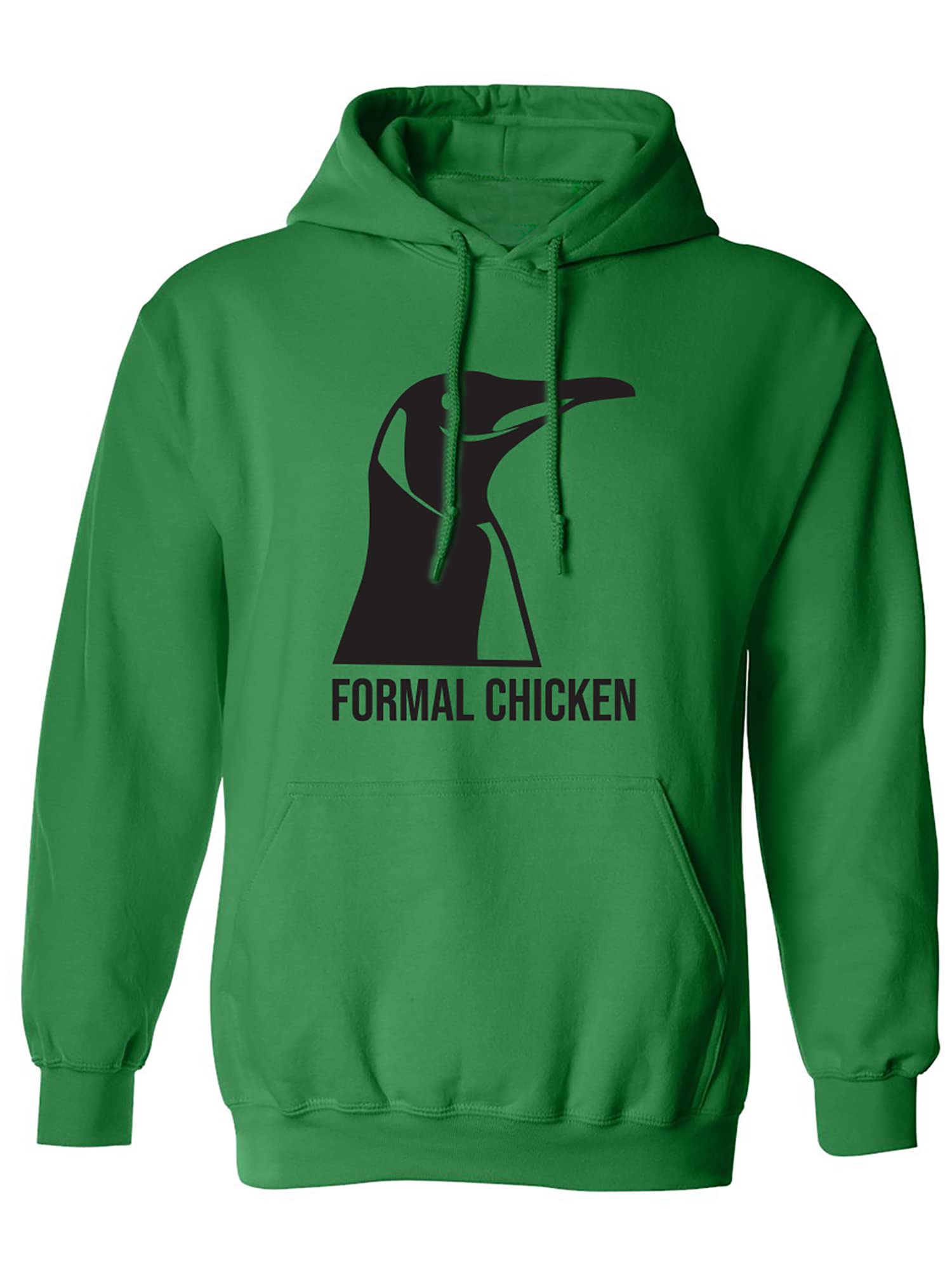 Zerogravitee Formal Chicken Adult Hooded Sweatshirt - Funny Novelty Pullover Hoodie for Men & Women - Perfect for Casual Wear, Office Parties, and Costume Events