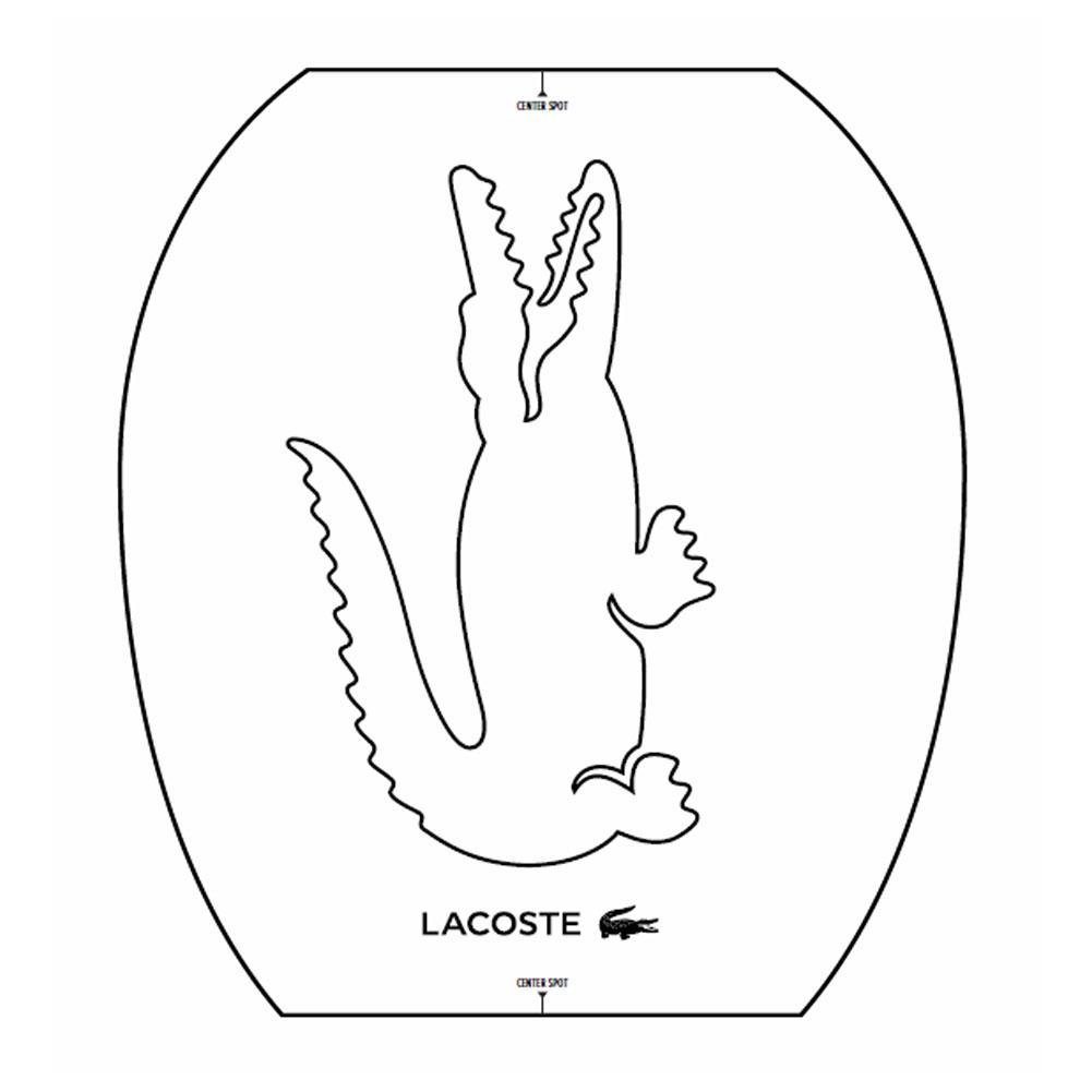 Lacoste Crocodile Stencil 90989 - High-Quality Fashion Stencil for DIY, Crafts, and Custom Apparel Design | Perfect for T-Shirts, Bags, and Home Decor Projects