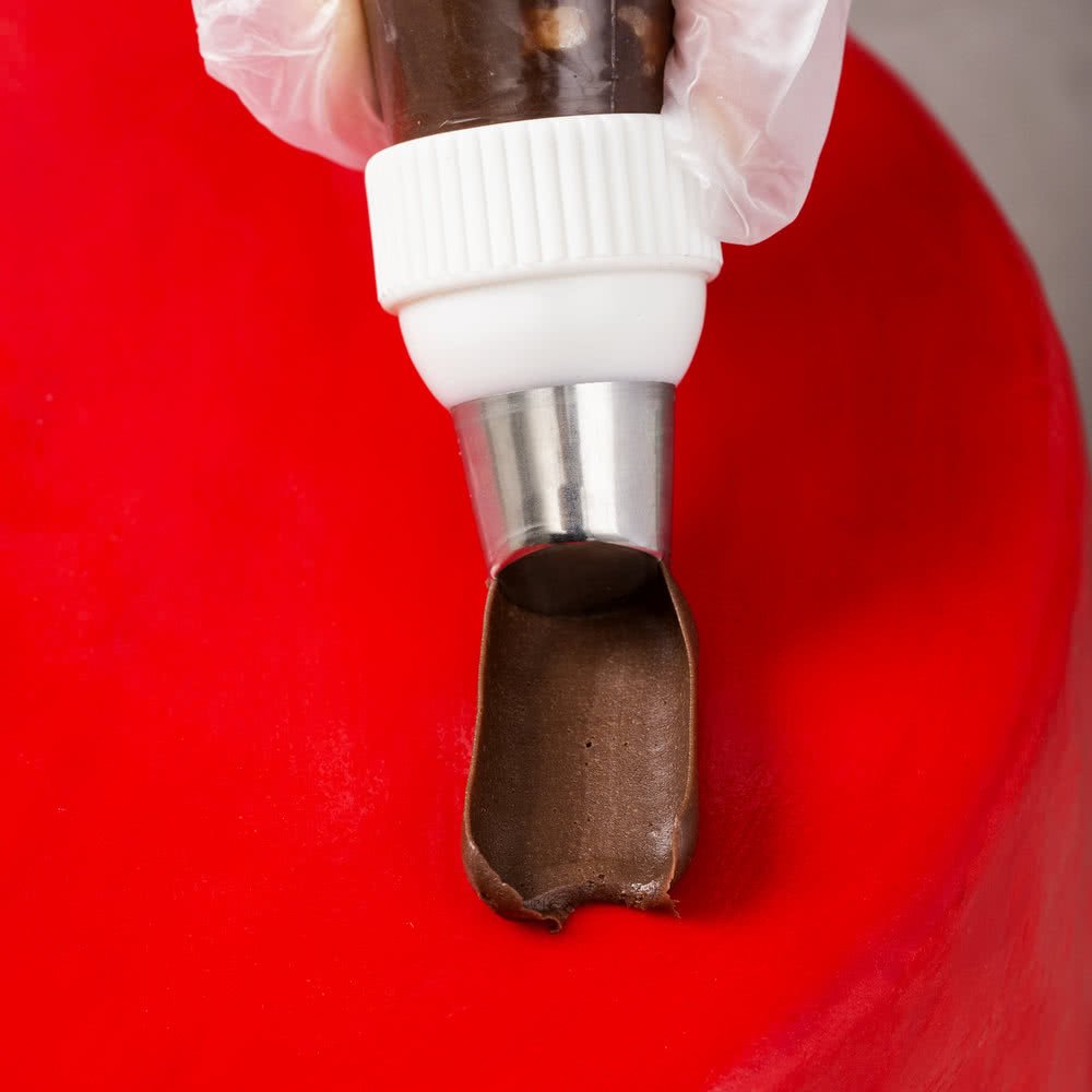 Ateco #403 U-Shaped Decorating Tip for Ribbons, Bows, Scallops - Professional Cake Piping Nozzle for Special Effects - Perfect for Wedding Cakes, Cupcakes & Dessert Decorating