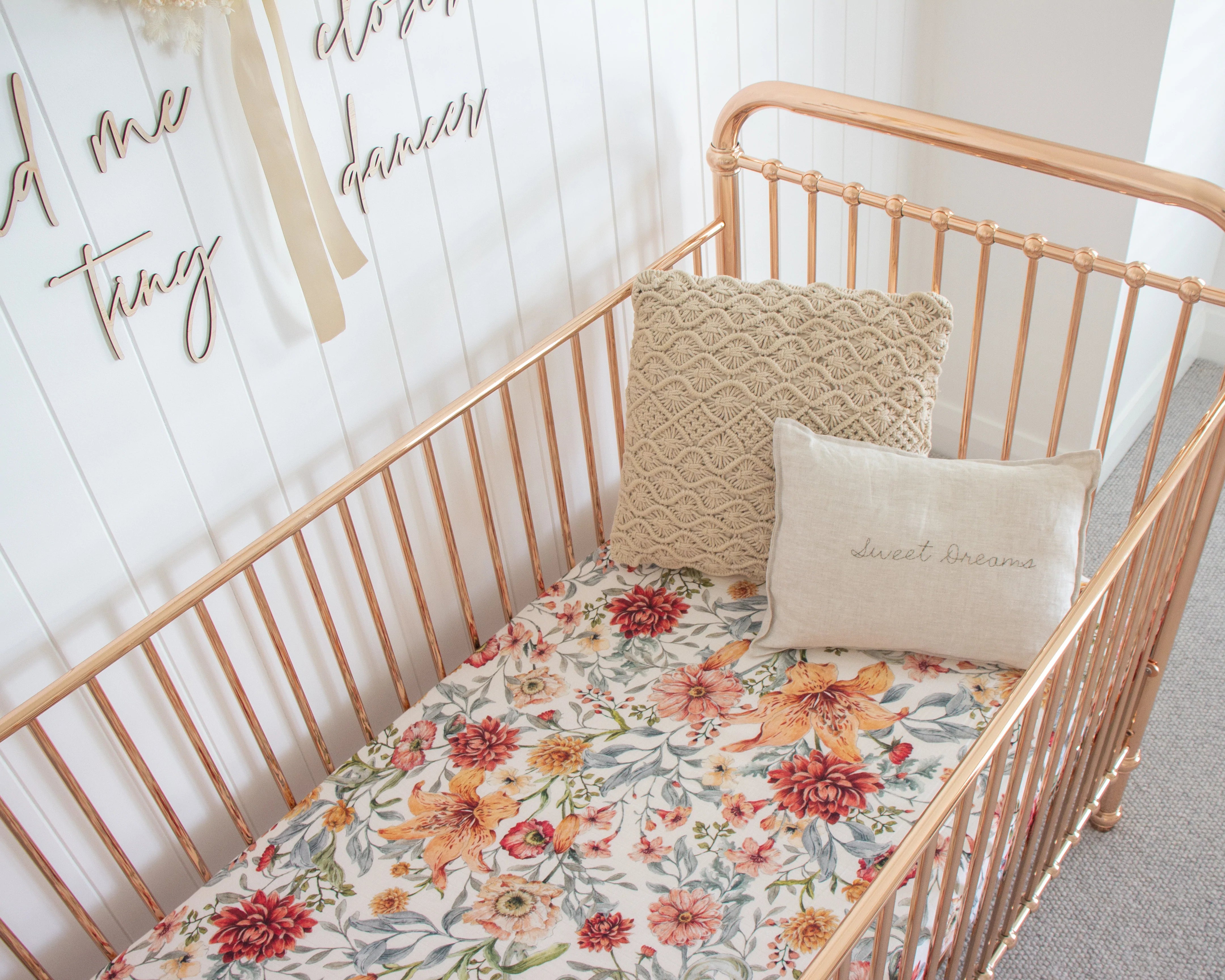 Pop Ya Tot Organic Muslin Cot Sheet - Soft & Breathable Baby Crib Sheet for Newborns - Perfect for Nursery, Daycare & Travel - Le Piccadilly
