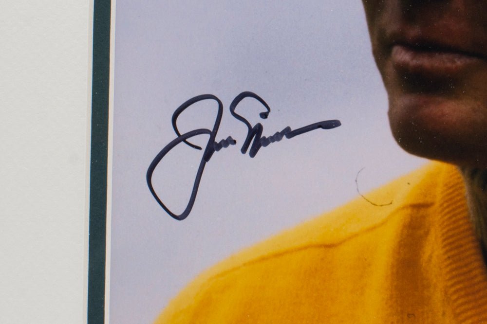 Authentic Jack Nicklaus Signed 11x14 Golf Photo - Framed Memorabilia with BAS LOA AB51361 - Perfect for Golf Fans, Man Cave Decor & Sports Collectors