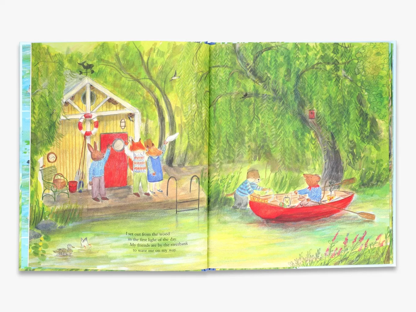 Mouse on the River - Children's Wooden Book (Mouse’s Wood Series) | Perfect for Bedtime Stories & Early Learning