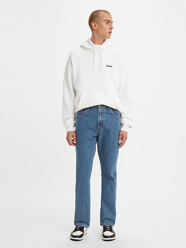 Levi's 517 Men's Bootcut Jeans - Slim Fit, Mid Rise, Medium Stonewash Denim for Casual Wear & Everyday Style