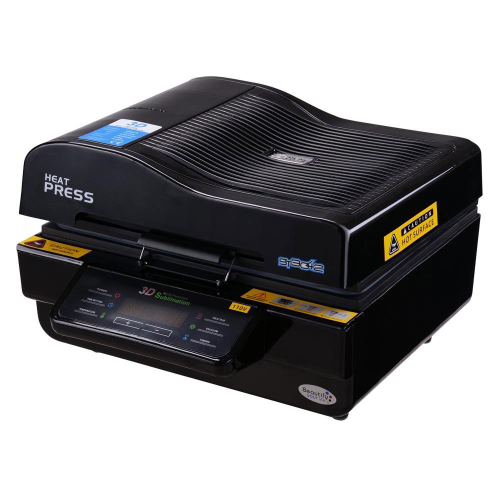 3D Vacuum Heat Press Machine for T-Shirt Printing - Sublimation Transfer Printer for DIY Custom Apparel, Mugs & Phone Cases | TheLAShop