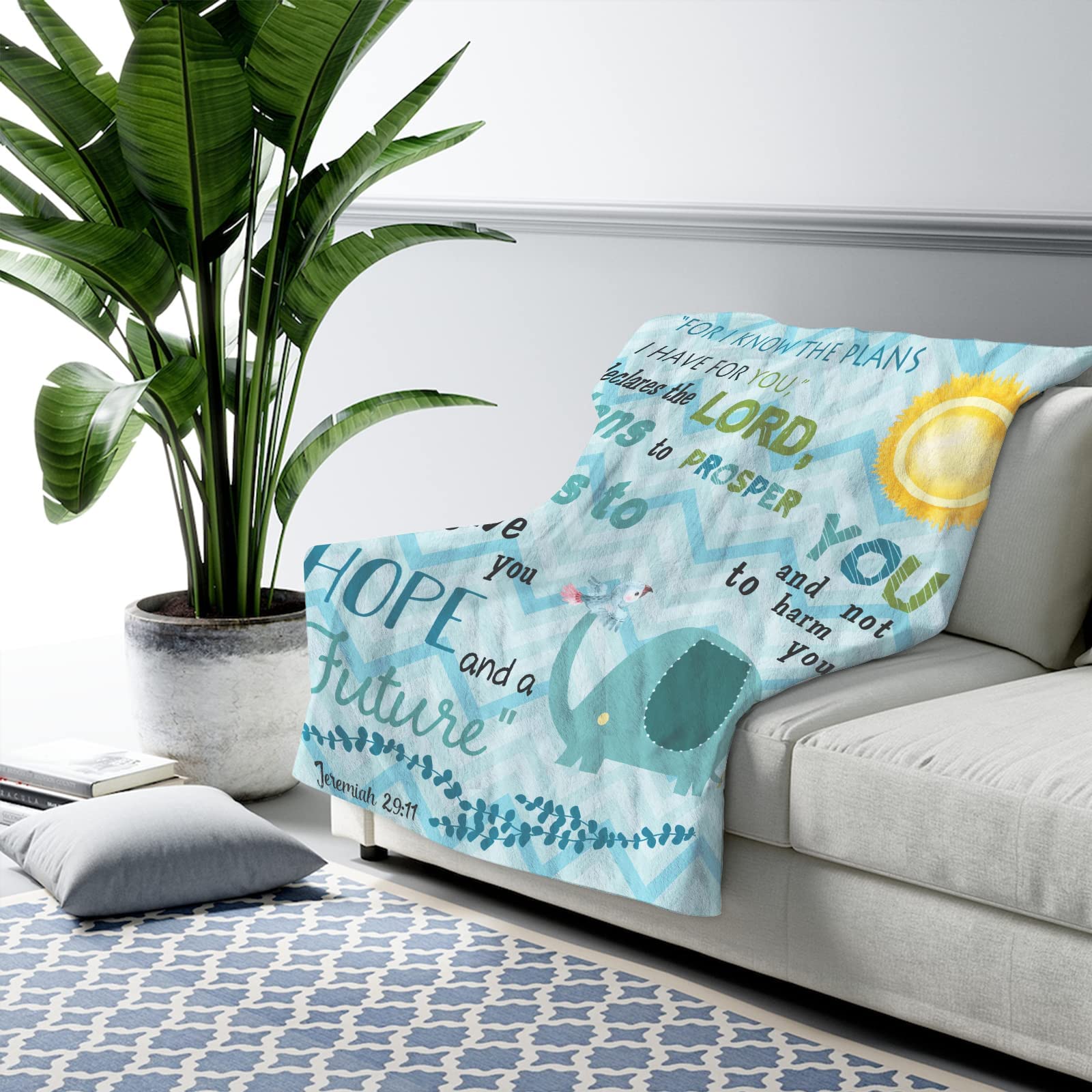Elephant Throw Blanket 50