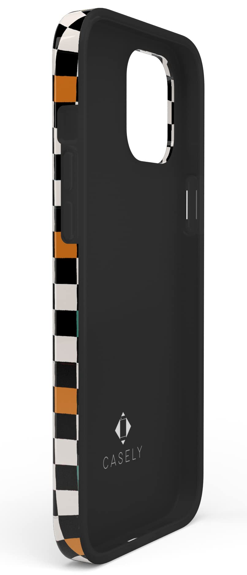 Casely iPhone 11 Pro Max Case - Old Skool Retro Checkerboard Phone Cover | Protective Slim Fit Shockproof Case | Perfect for Skateboarding, Street Fashion & Vintage Lovers