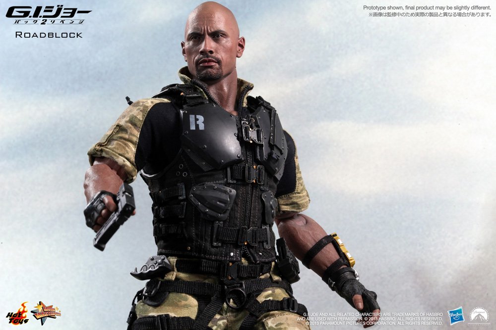 Hot Toys GI Joe Retaliation 1/6 Scale Collectible Action Figure - Roadblock | Highly Detailed Military Soldier Model for Display & Collection | Perfect for Fans, Gift Giving & Home Decor