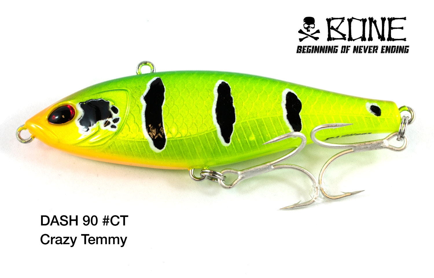 90S Bone Dash Fishing Lure - Premium Bass & Trout Bait for Freshwater & Saltwater - Perfect for Casting, Trolling & Jigging