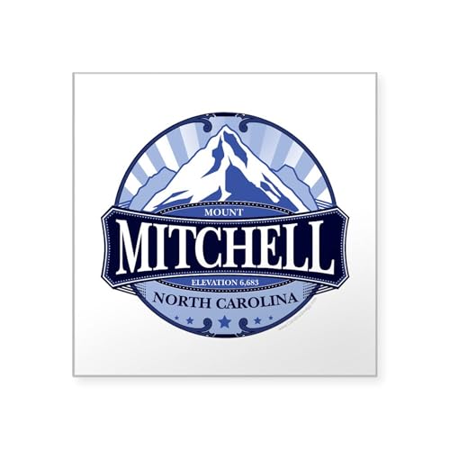 Clear - Mount Mitchell North Carolina Sticker