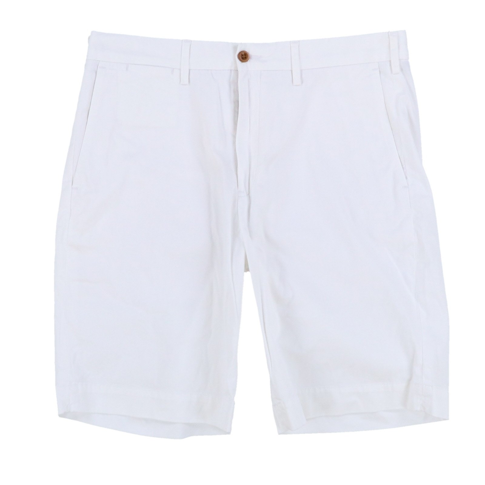 Ralph Lauren Men's Classic Fit Stretch Chino Shorts - White (Size 42) | Comfortable Casual Summer Shorts for Outdoor Activities, Beach & Travel