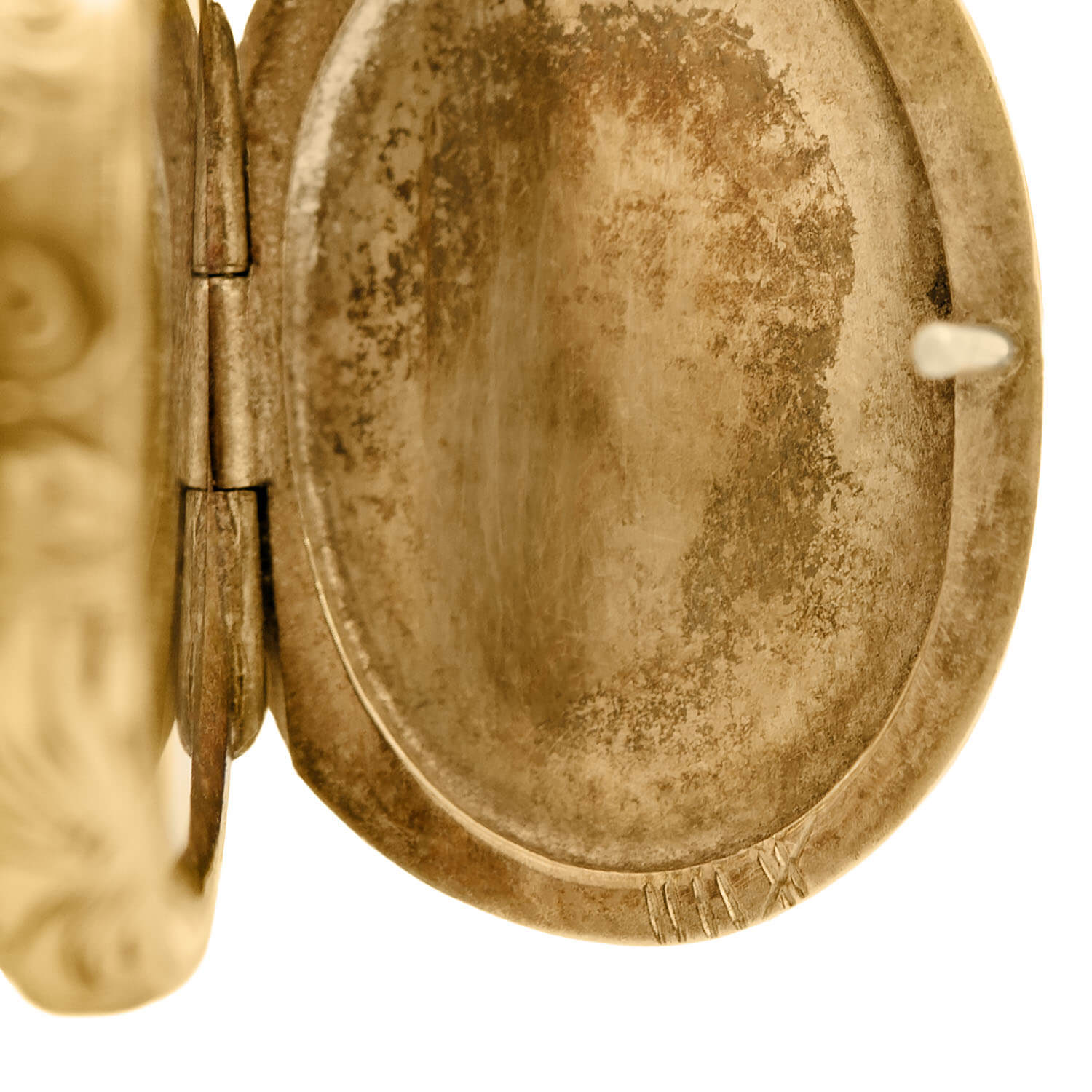 Victorian 14k Gold Monogram Floral Locket Ring - Elegant Antique Jewelry for Women, Perfect for Weddings, Anniversaries & Special Occasions