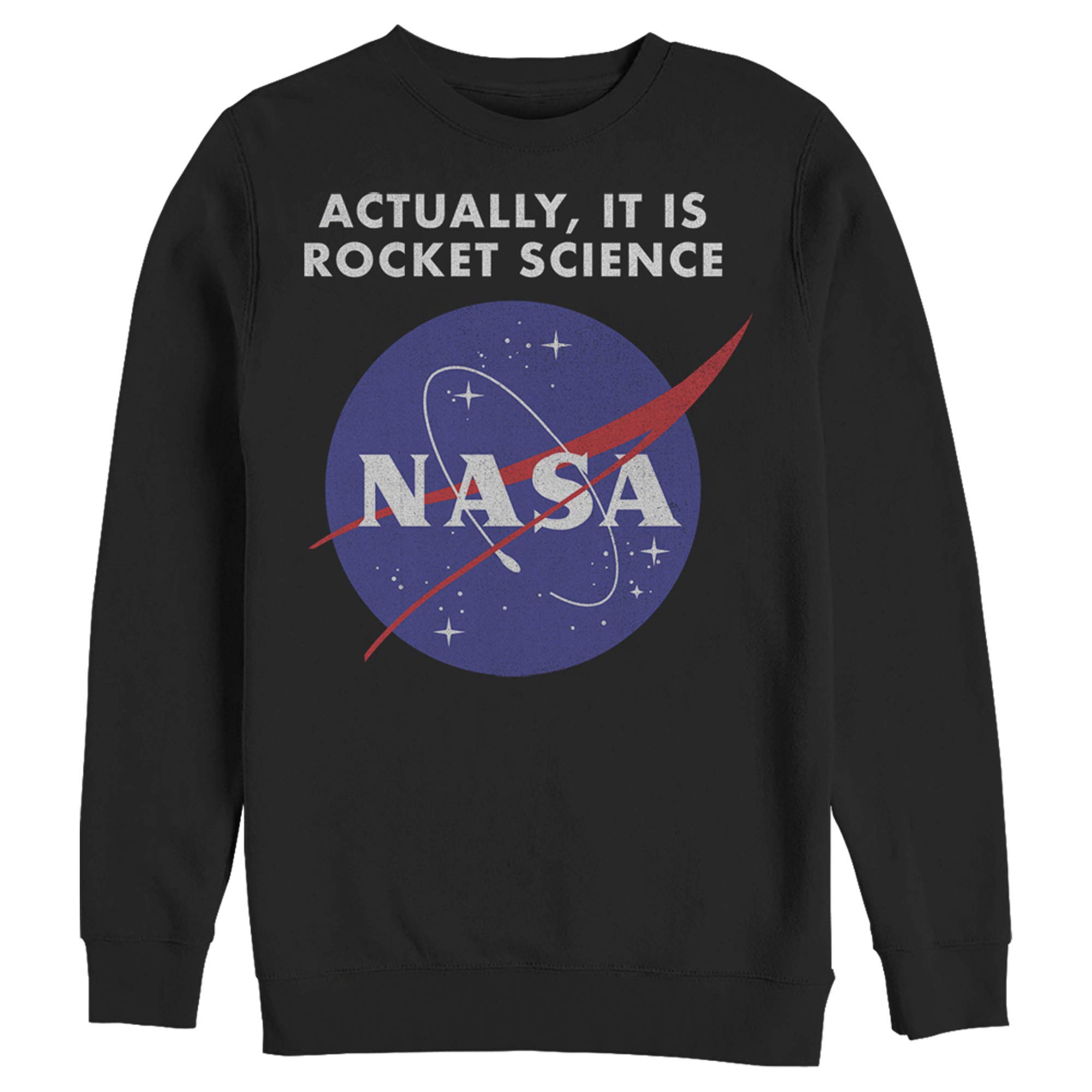 NASA Rocket Science Logo Men's Sweatshirt - Casual & Comfortable Wear