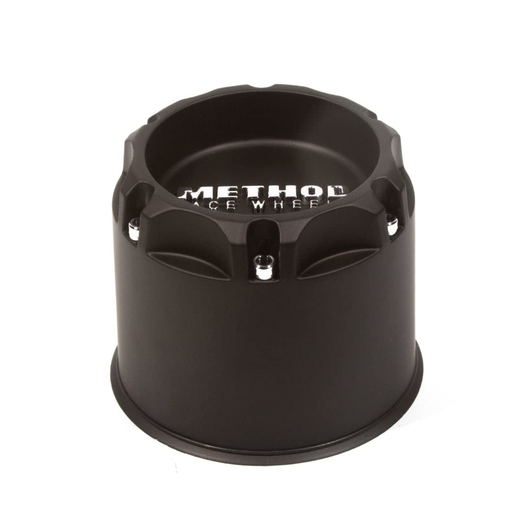 Method Race Wheels Push Through Center Cap - Black | Durable Hub Cover for Off-Road Trucks & Jeeps | Perfect for Trail Riding & 4x4 Adventures