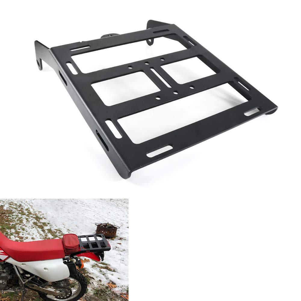 Xitomer Motorcycle Rear Luggage Rack Compatible with Honda XR650L (1993-2024) & XR250L (1991-1995) - Heavy Duty Bike Cargo Carrier for Adventure Touring & Off-Road Camping