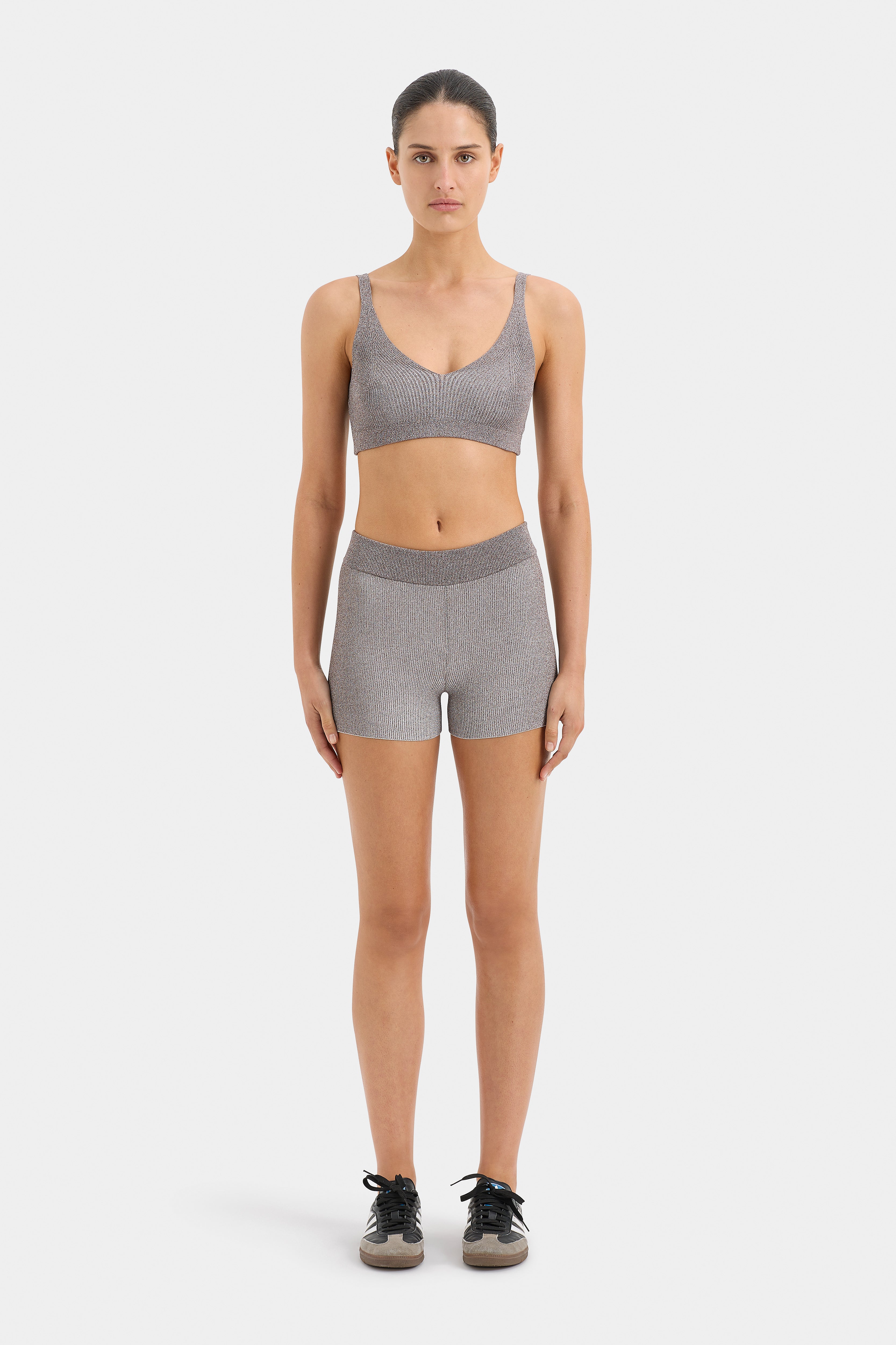 Rocio Bralette in Mocha Marle - Comfortable Lace Bralette for Everyday Wear, Yoga, and Lounge