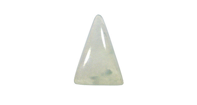 7.97ct Natural Jade Triangle Pendant Necklace - Elegant Jewelry Gift for Women, Perfect for Weddings, Parties & Special Occasions