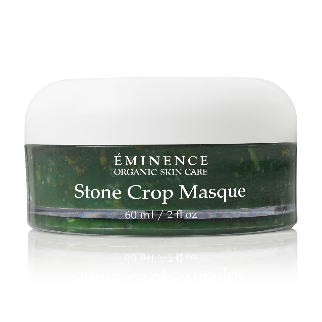 Eminence Organics Stone Crop Hydrating Facial Mask - Natural Skincare for Dry & Sensitive Skin - Perfect for Spa Nights & Post-Sun Care