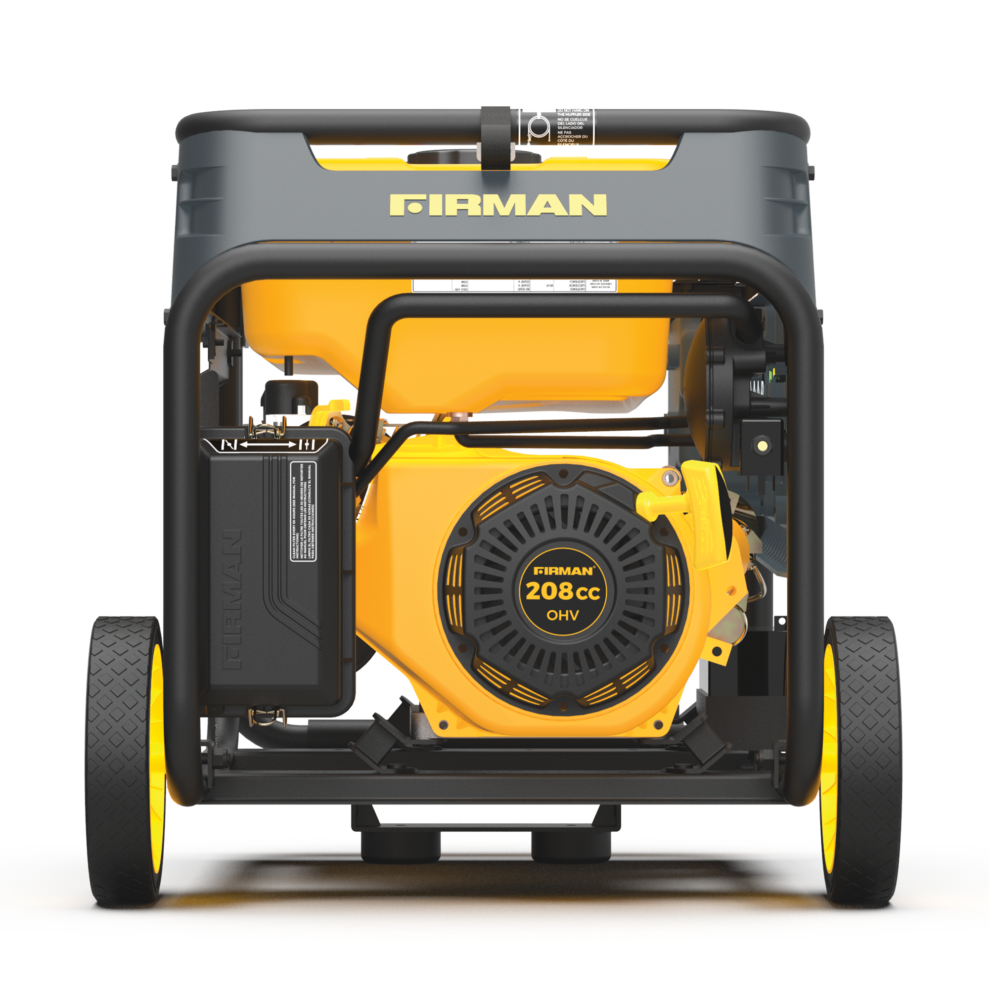 4550W Dual Fuel Portable Generator with Electric Start & CO Alert - Perfect for Camping, Emergencies, and Home Backup Power