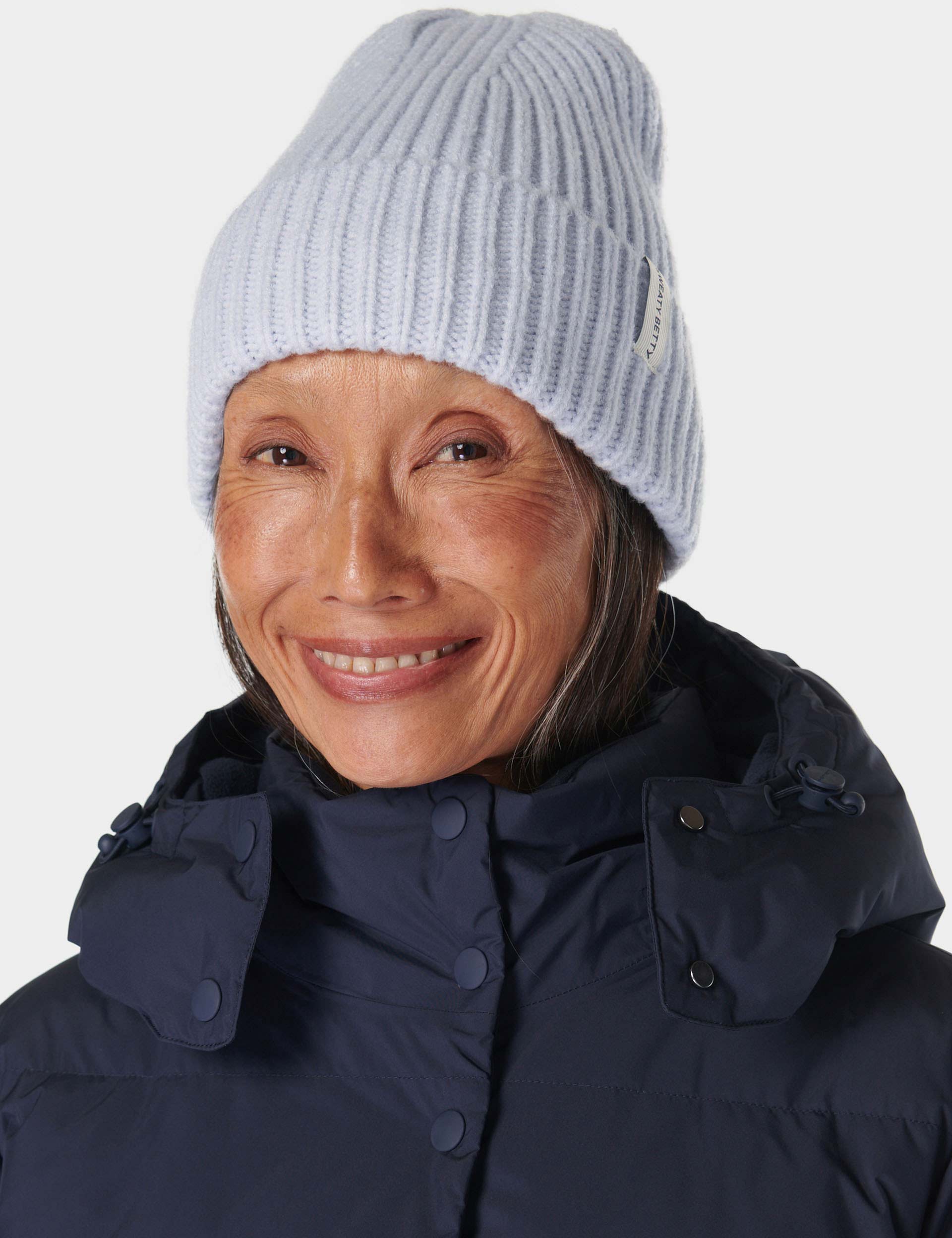 Snowfall Knitted Beanie Hat - Soft Winter Warm Salt Blue Color for Men & Women | Perfect for Skiing, Snowboarding & Cold Weather Activities
