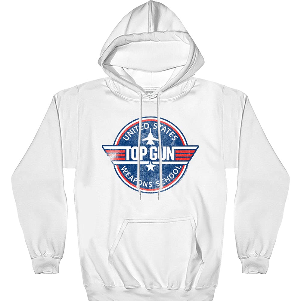Top Gun Fighter Weapons School Adult Pullover Hoodie - Maverick Inspired Aviator Sweatshirt for Men & Women | Casual Wear, Movie Fans Gift, Aviation Enthusiasts Apparel