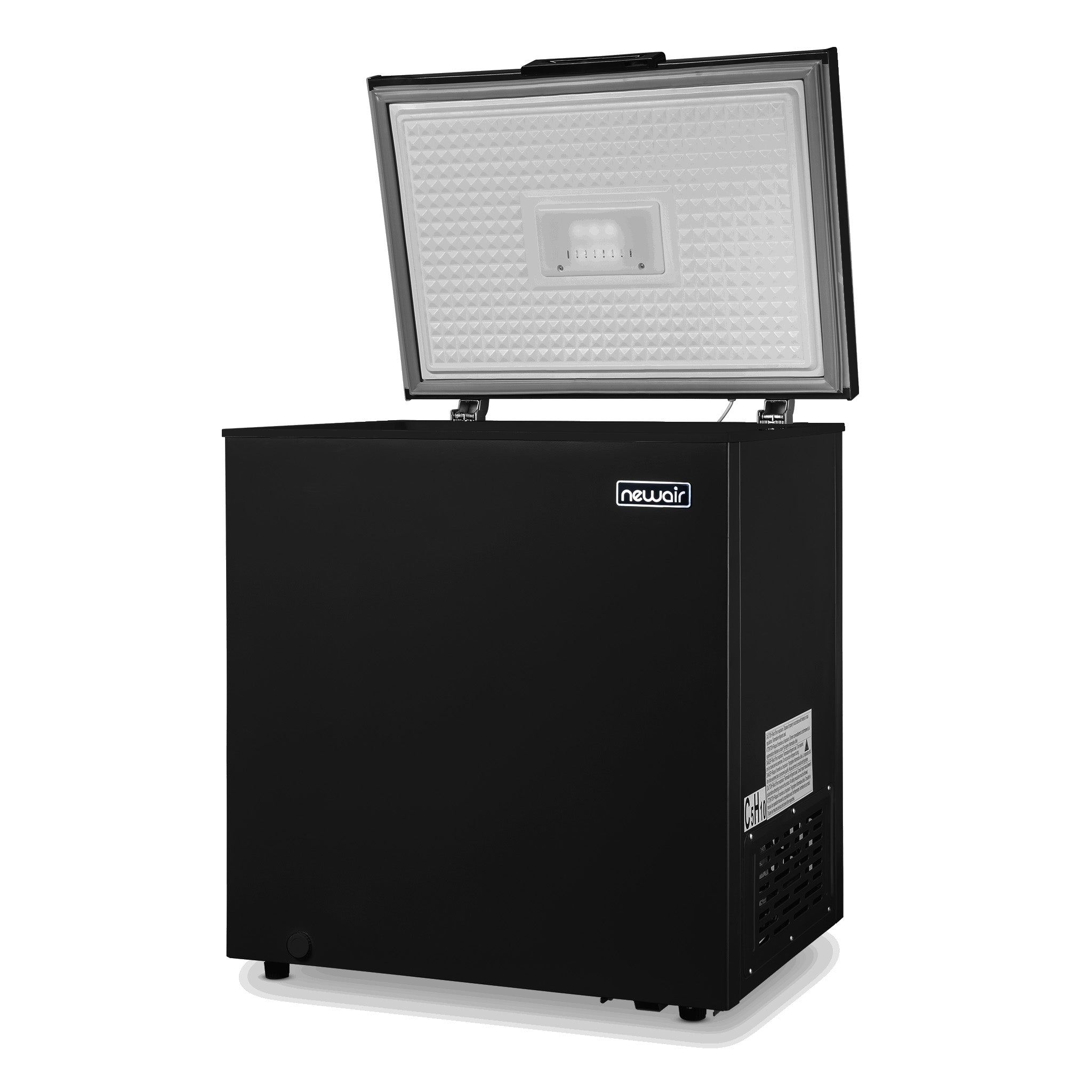 Newair® 5 Cu. Ft. Mini Deep Chest Freezer - Energy Efficient Compact Freezer for Home, Garage, or Basement - Perfect for Frozen Food Storage, Meal Prep & Bulk Buying (Black)