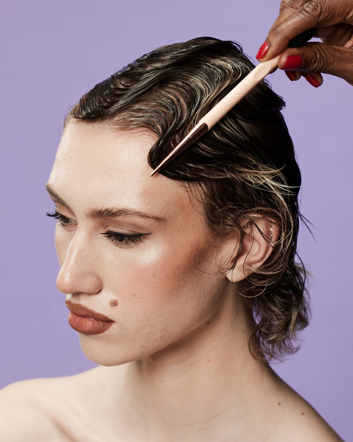 3-in-1 Edge Styling Tool for Hair - Professional Side Stick for Fades, Line Ups & Beard Trimming - Perfect for Barbers & Home Grooming