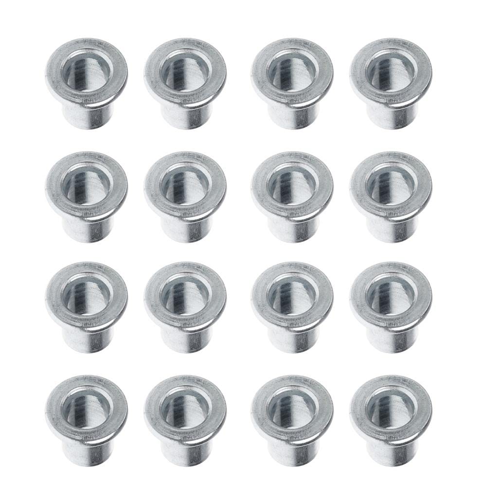 Premium Iron Inline Roller Skate Wheel Bearing Spacers - 16-Piece Set for Smooth Skating Performance | Perfect for Roller Derby, Speed Skating & Outdoor Recreation