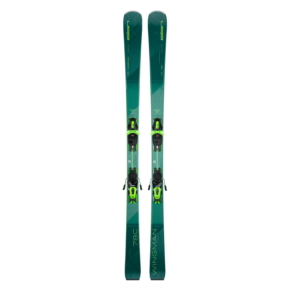 Elan WINGMAN 78 C PS Ski with EL 10.0 DB585418 Bindings 2025 - Perfect for All-Mountain Skiing and Freeride Adventures