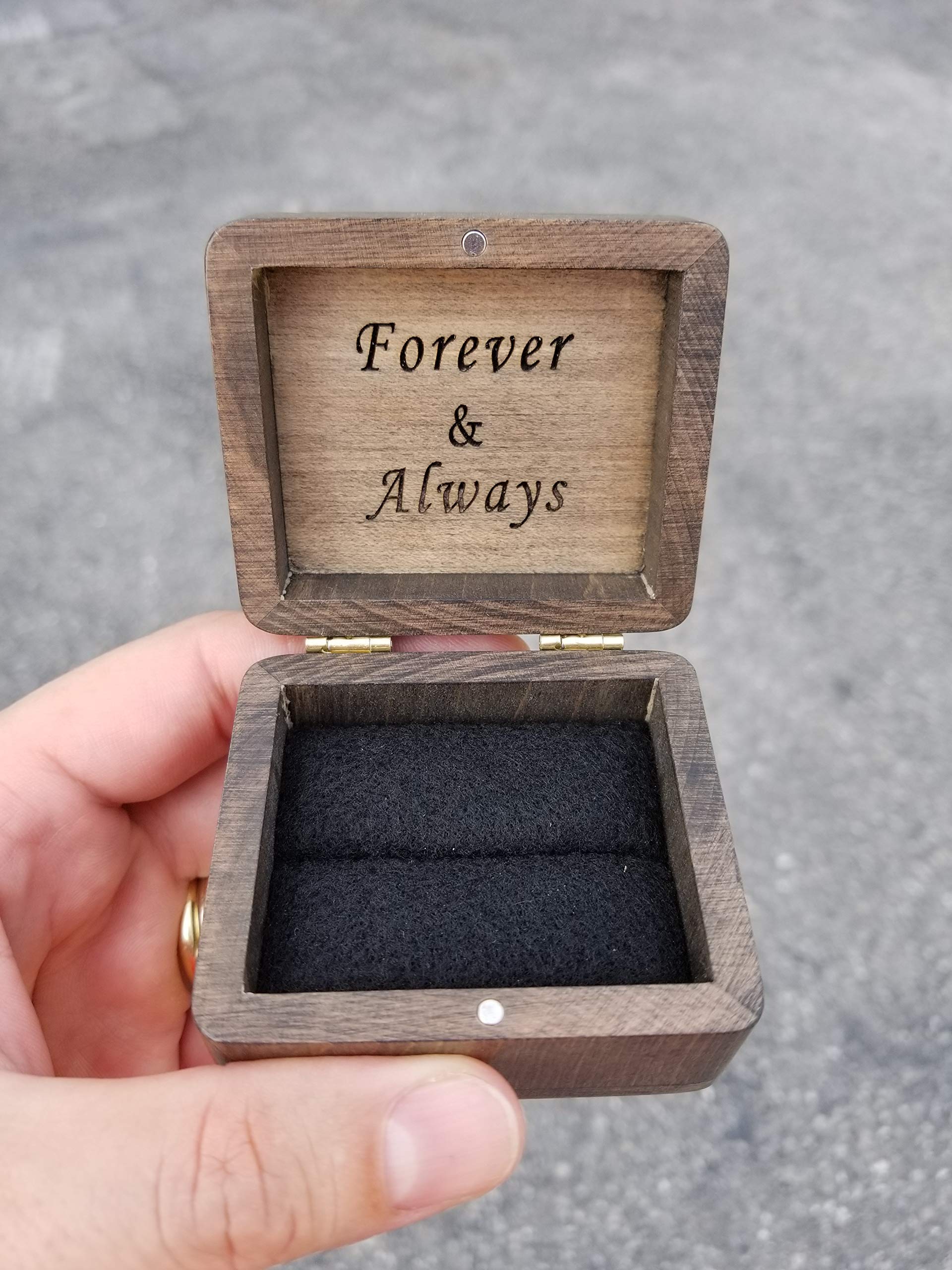 Handmade Elephant Wedding Ring Box - Elegant Engagement & Proposal Ring Holder for Jewelry - Perfect for Romantic Proposals, Anniversaries, and Special Occasions