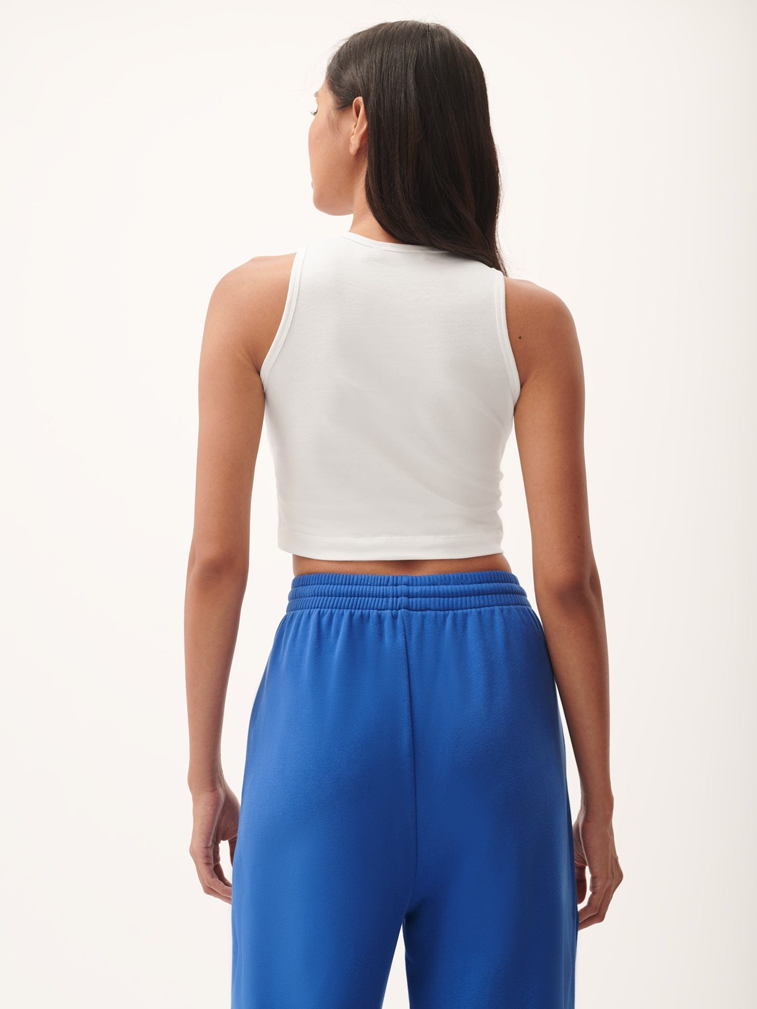 Women's 365 Cotton Stretch Tank Top - Off White | Soft Breathable Camisole for Yoga, Workout & Everyday Wear