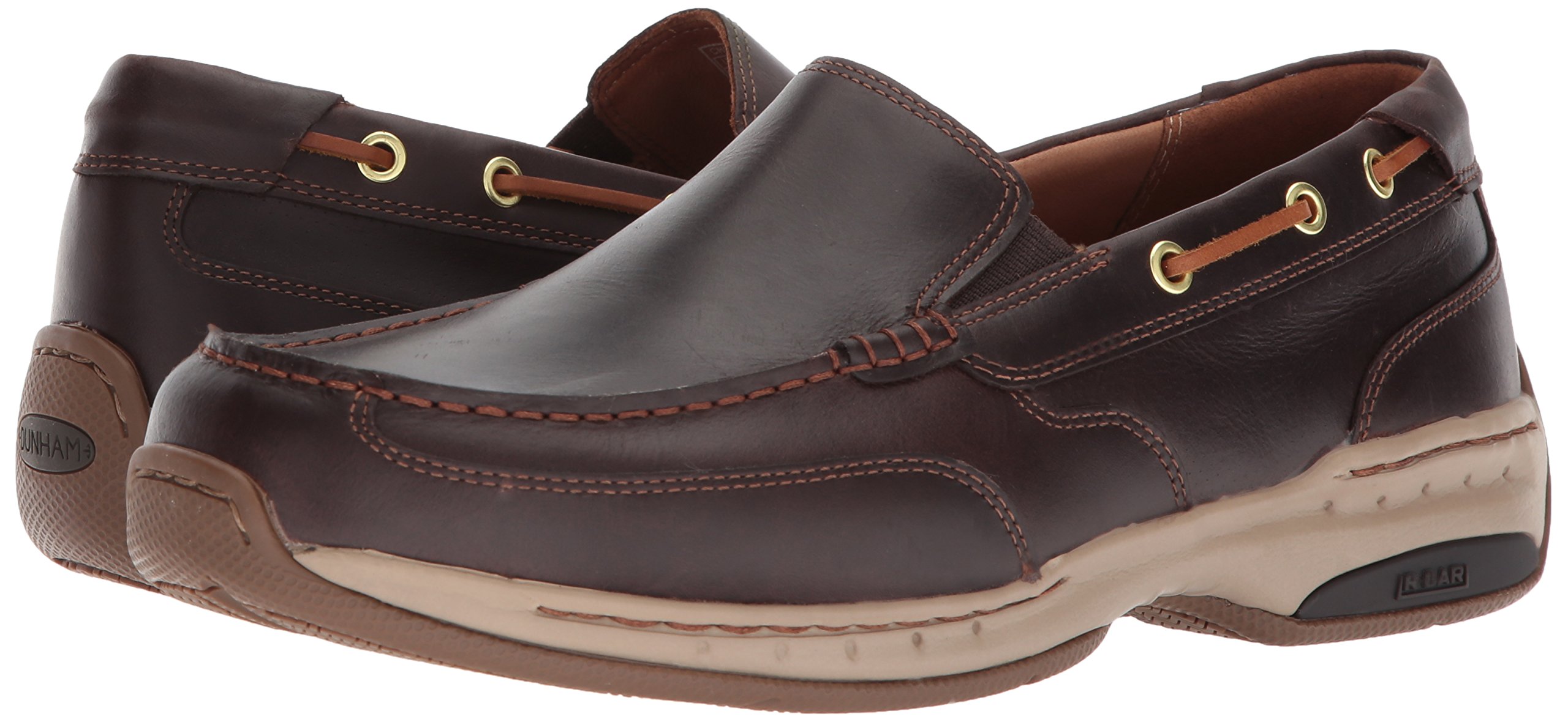 Dunham Men's Waterford Slip-On Boat Shoes - Comfortable Casual Loafers for Men | Perfect for Sailing, Driving & Everyday Wear