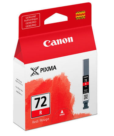 Canon LUCIA PGI 72 Red (R) Ink Cartridge for Pixma PRO 10 Printer - High-Quality Photo Printing for Professional Photographers & Artists