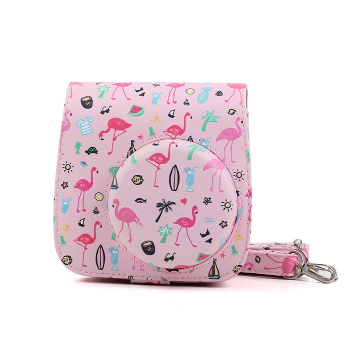 Gadpiparty 2-Pack Cute Pattern Protective Case for Fujifilm Instax Mini 9 Instant Camera - Waterproof Camera Bag & Hard Shell Cover for Travel, Parties, and Everyday Use