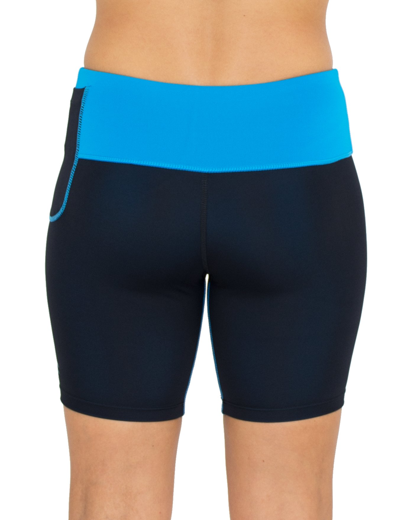 Delfin Spa Women's Mineral Infused Energizing Fitness Shorts - Moisture Wicking Workout Shorts for Yoga, Running & Gym - Petite to Plus Size