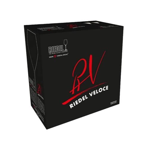 Riedel Veloce Champagne Flutes Set of 2 with Microfiber Polishing Cloth - Premium Crystal Wine Glasses for Champagne, Prosecco & Sparkling Wine - Perfect for Weddings, Anniversaries & Romantic Dinners