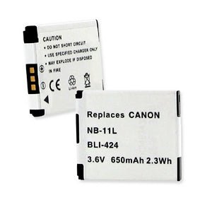 Canon NB-11L 3.6V 650mAh Rechargeable Lithium Battery for Canon Cameras - Perfect for Travel Photography & Vlogging