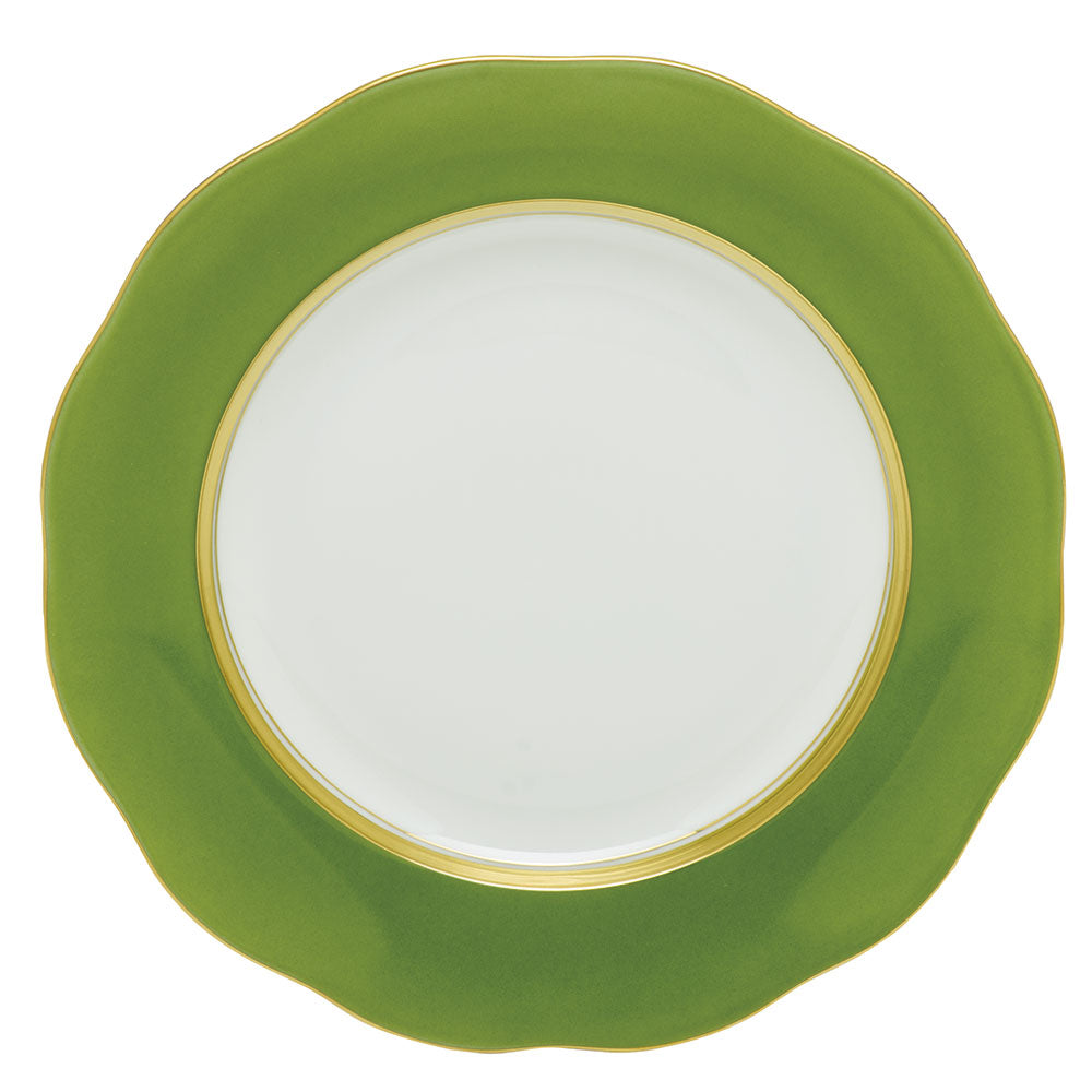 Herend Silk Ribbon Fern Porcelain Dessert Plate - Elegant Fine China for Afternoon Tea, Wedding Desserts & Special Occasions