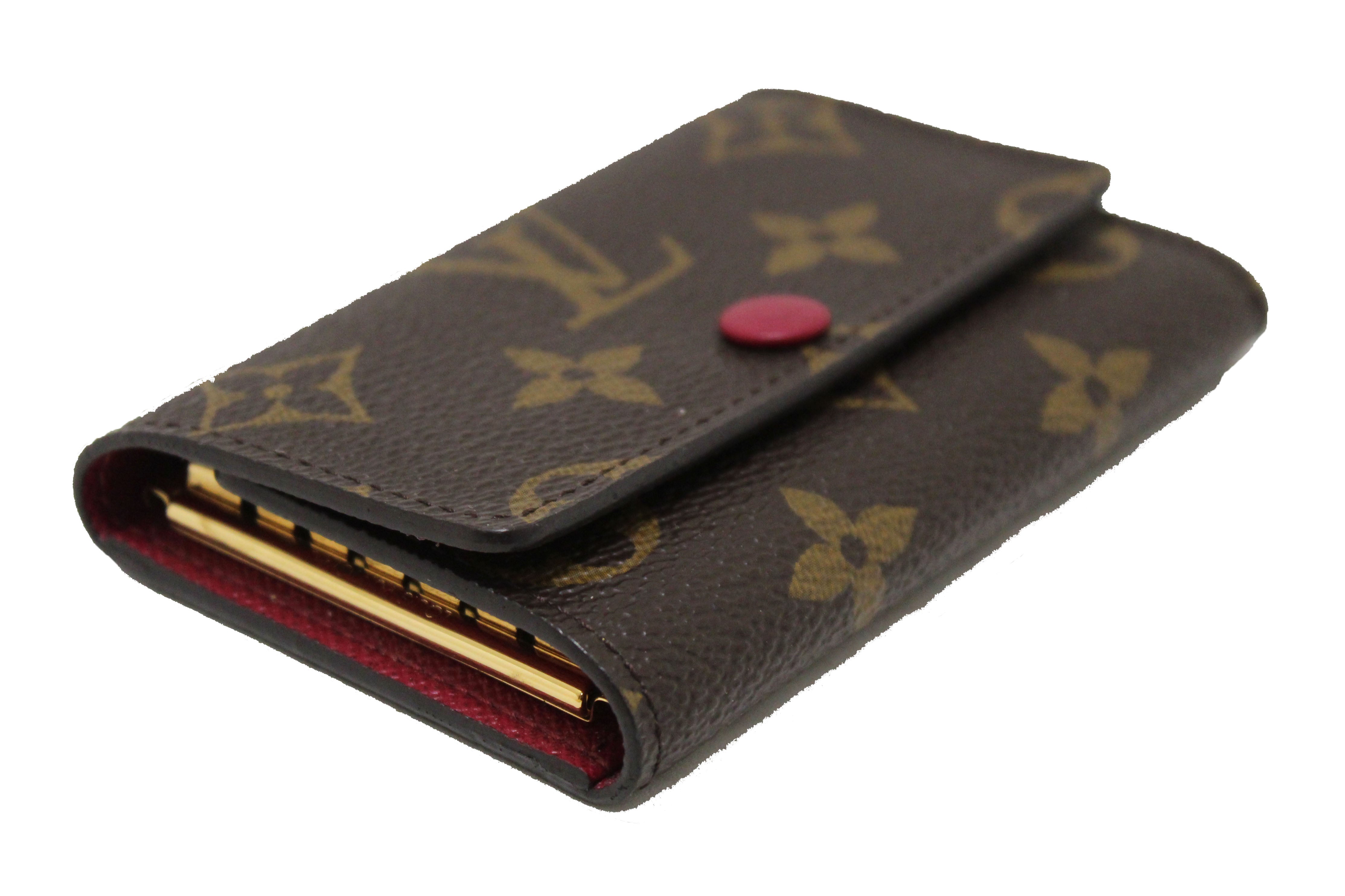 Authentic Louis Vuitton Monogram Canvas 6 Key Holder - Luxury Key Organizer for Women & Men - Perfect for Home, Office & Travel Accessories