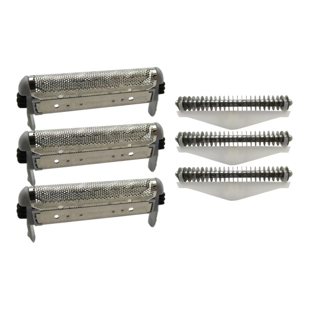 Replacement Screen and Cutters Compatible with Remington MicroScreen 3 TCT MS3-4000, MS3-4500, MS3-4700 - Hair Clipper Replacement Parts for Professional Barbers and Home Grooming