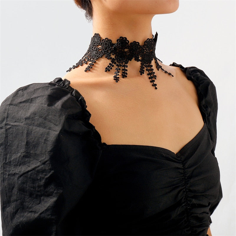 Elegant Women's Fashion Classic Lace Necklace - Perfect for Weddings, Parties & Special Occasions