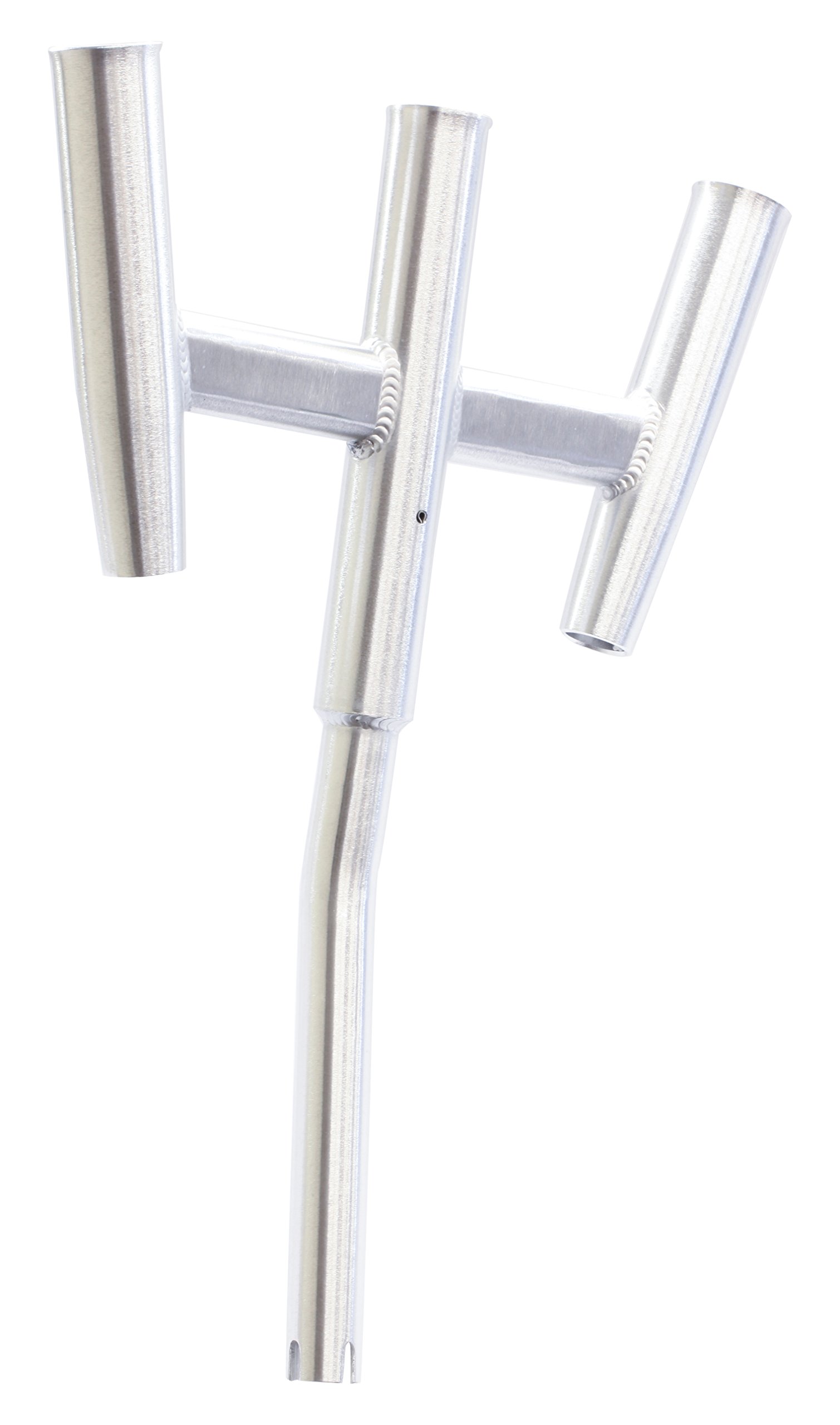 Premium Triple Aluminum Kite Rod Holder - Heavy Duty Fishing Accessory for Kayak, Boat & Beach Fishing | Perfect for Saltwater & Freshwater Anglers