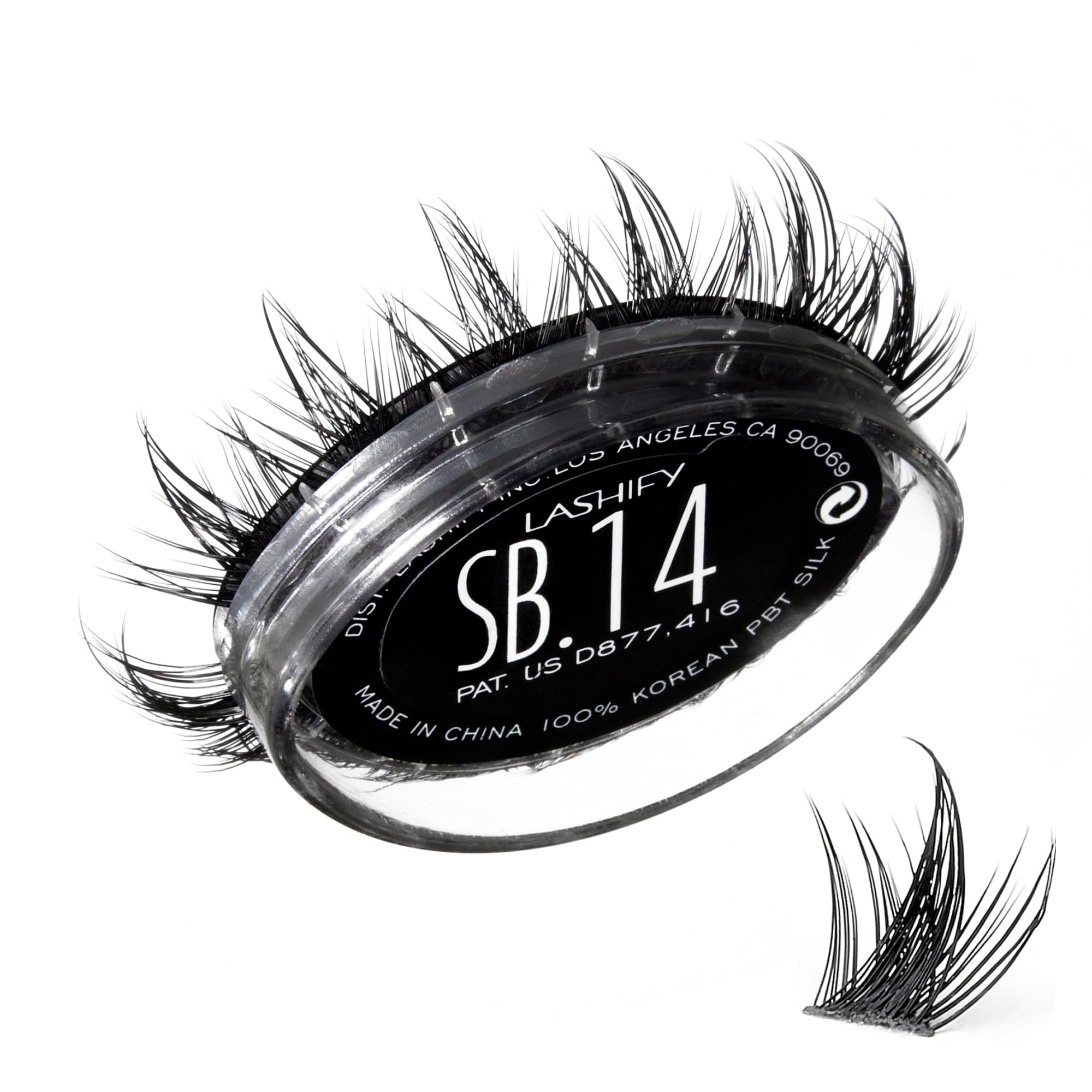 Lashify Star Burst 14mm DIY Eyelash Extensions Refill Kit - Multi-Length Layered False Lashes in Black for Natural Volume & Glamorous Look | Perfect for Daily Wear, Special Occasions & Professional Makeup Artists