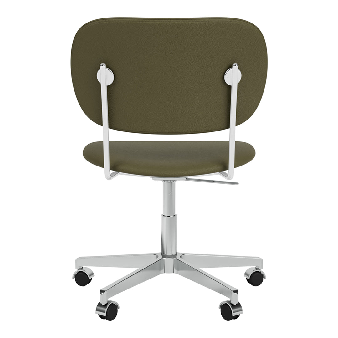 Ergonomic Office Chair with Fully Upholstered Seat & Back, 360° Swivel Base with Smooth-Rolling Casters - Perfect for Home Office, Gaming, and Workspaces