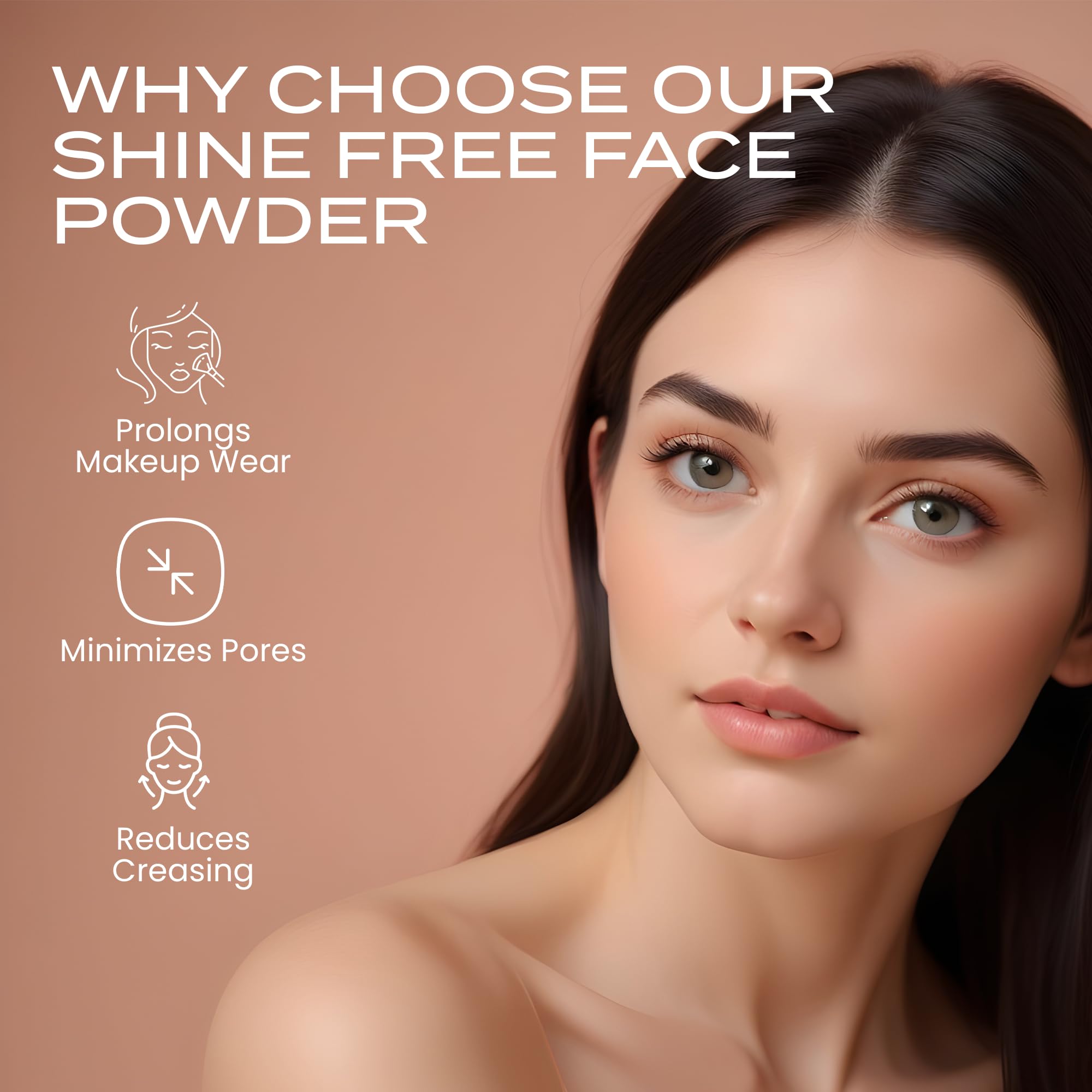 SHINE REDUCTION POWDER Bulk Refill (1 Pound) - Matte Blurring Loose Makeup for Oil Control & Poreless Finish | Silk Soft Focus Setting Powder | Resealable Pouch | Perfect for Professional Makeup Artists & Daily Oil Control Routine
